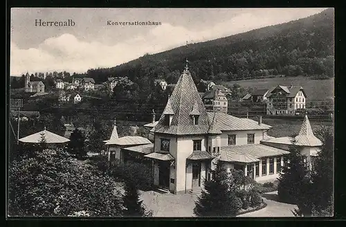 AK Herrenalb, Blick auf das Konversationshaus