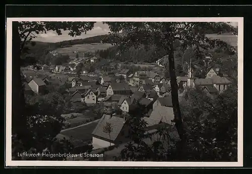 AK Heigenbrücken i. Spessart, Blick auf die gesamte Stadt