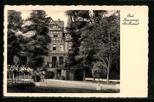 AK Bad Lippspringe, Parkseite des Kursaal