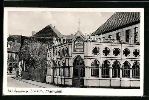 AK Bad Lippspringe, die Trinkhalle der Liboriusquelle