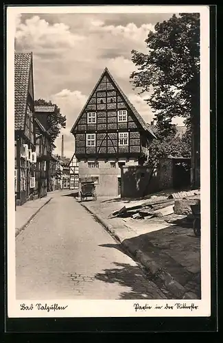 AK Bad Salzuflen, Partie in der Ritterstrasse