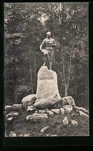 AK Bad Lauterberg i. Harz, das Wissmanndenkmal im Kurpark