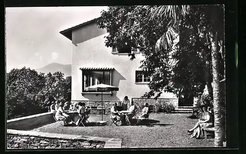 AK Brissago, das Frauenerholungsheim Gabbiolo am Lago Maggiore