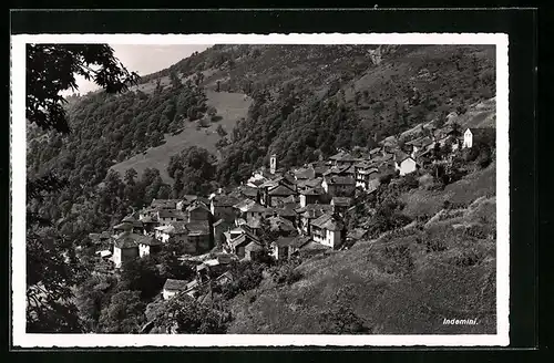 AK Indemini, Blick auf die Ortschaft am hang
