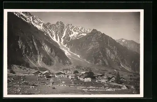 AK Guttannen, Ortstotale unter dem Berg