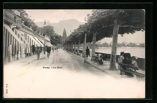 AK Vevey, Le Quai