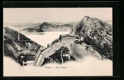 AK Pilatus, die Hotels auf dem Berg