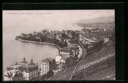 AK Territet - Montreux, Vue Generale