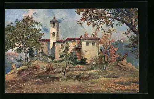 Künstler-AK Lugano, Chiesa di San Bernardo