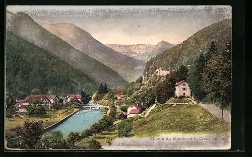 AK Neuchatel, Champ du Moulin et le Creux du Van