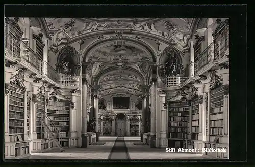 AK Admont, in der Bibliothek des Stifts
