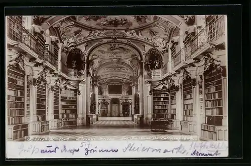 AK Admont, Inneres der Stiftsbibliothek