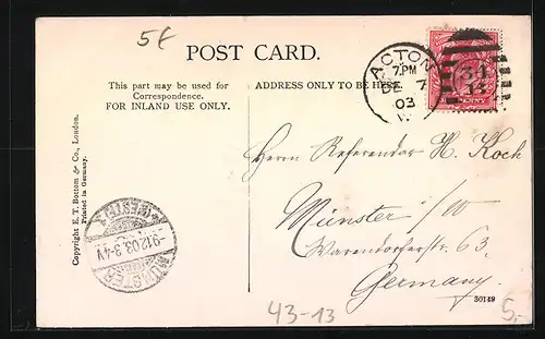 AK London, Charterhouse, Officers Library