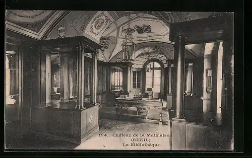 AK Rueil, Chateau de la Malmaison, La Bibliotheque