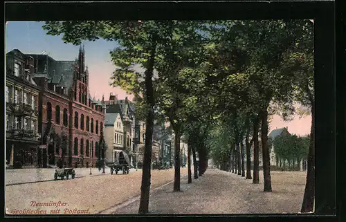 AK Neumünster, Grossflecken mit dem Postamt