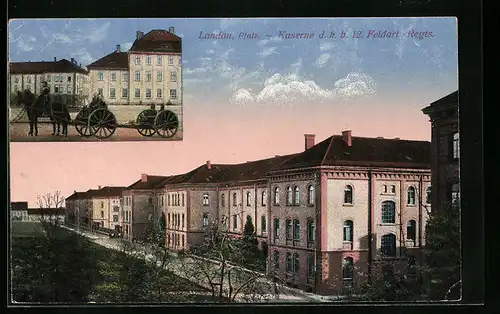 AK Landau i. Pfalz, Kaserne d.k.b.12. Feldart. Regts.