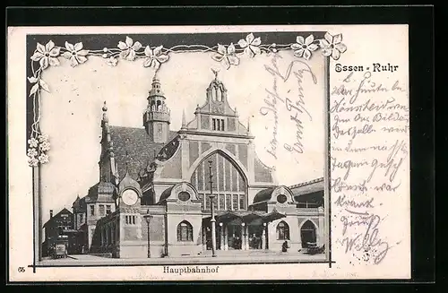 AK Essen Ruhr, vor dem Hauptbahnhof