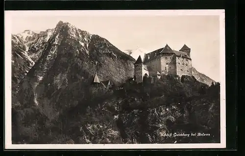 AK Balzers, unter dem Schloss Gutenberg