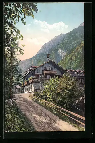 AK Kärnten, das Kesselfall-Alpenhaus im Kaprunertal