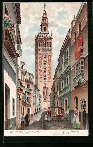 AK Sevilla, Calle de Mateo Gago y Giralda