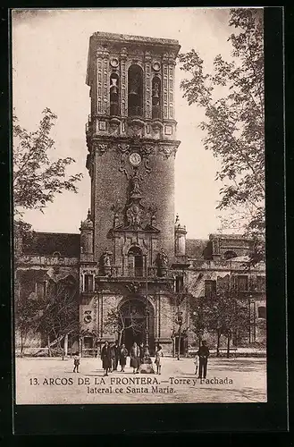 AK Arcas De La Frontera, Torre y Fachada Lateral ce Santa Maria