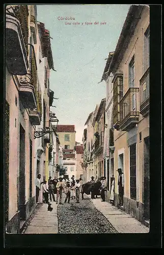 AK Cordoba, Una calle y tipos del pais