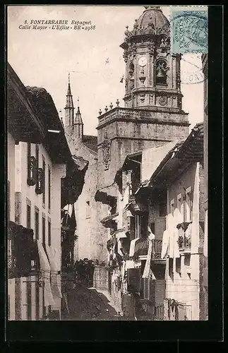 AK Fontarrabie, Calle Mayor, L`Eglise