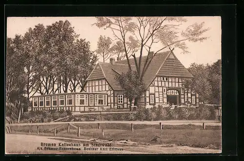 AK Bremen, Cafe am Stadtwald, Munte 1