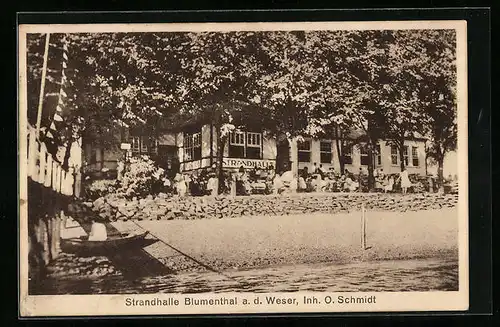 AK Blumenthal a. d. Weser, Gasthaus Strandhalle
