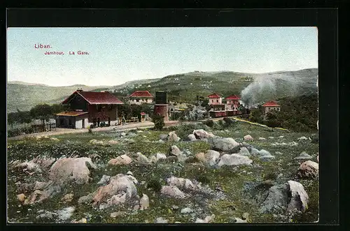 AK Jamhour, Bahnhof, La gare