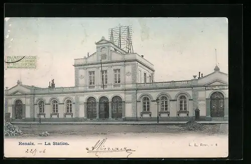 AK Renaix, La Station, Bahnhof