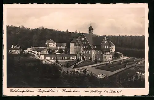 AK Solling bei Dassel, Erholungsheim, Jugendheim, Kinderheim