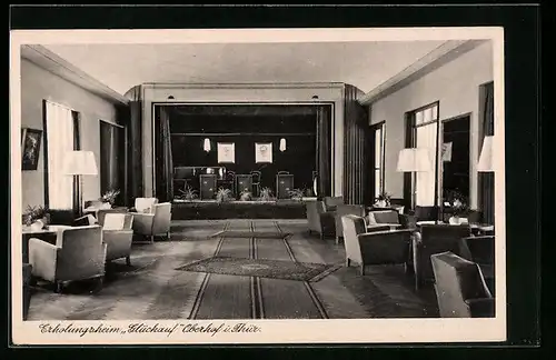 AK Oberhof i. Thür., Erholungsheim Glückauf