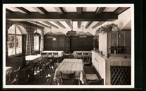 AK Herrenalb /Schwarzwald, Hotel Sonne mit Schwarzwaldstube