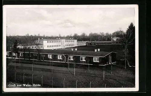 AK Köln-Wahn, Ortspartie aus der Vogelschau