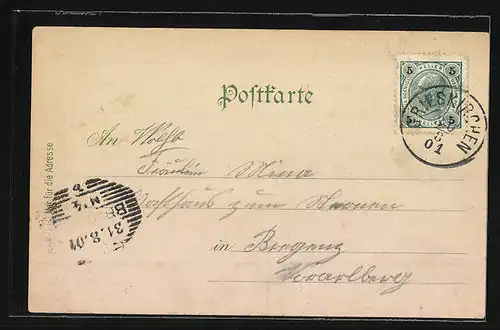 AK Griesskirchen, Totalansicht, Rossmarkt