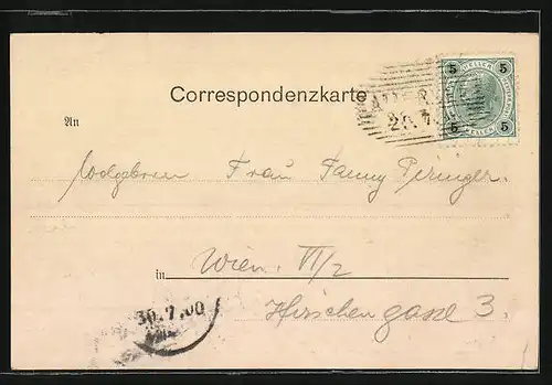 AK Attersee, Uferpartie mit Hotel, Teilansicht