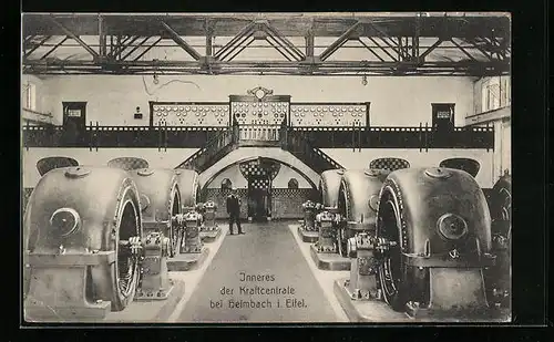 AK Heimbach i. Eifel, Inneres der Kraftcentrale