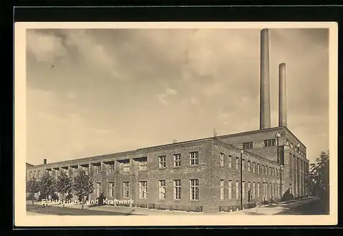 AK Leverkusen am Rhein, I. G. Farbenindustrie AG, Elektrizitäts- und Kraftwerk