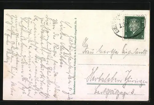 AK Hildburghausen, Markt mit Kirche