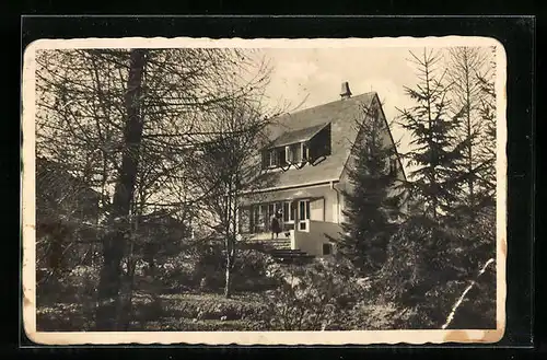 Foto-AK Bad Salzuflen, Haus Oberbergstrasse 12