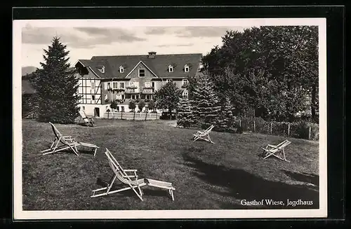 AK Fleckenberg /Rothaargeb., Gasthof Wiese, Jagdhaus