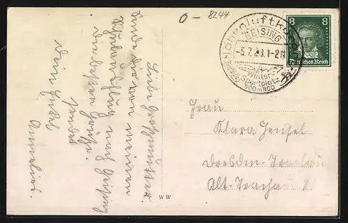 AK Geising, Ansicht Jugendherberge