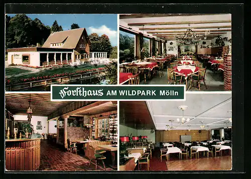 AK Mölln, Forsthaus am Wildpark-Restaurant und Cafè