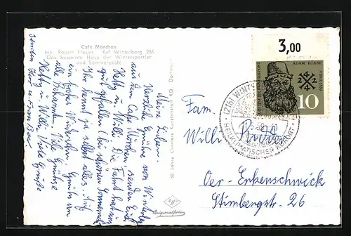 AK Winterberg, Theke im Cafe Mörchen