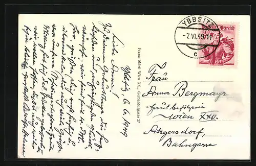 AK Ybbsitz, Gesamtansicht mit Prochenberg