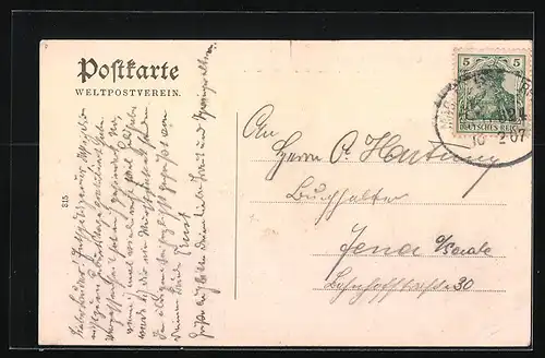 AK Sangerhausen, Kylischestrasse mit Jacobikirche