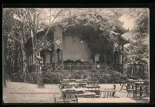 AK Bad Oeynhausen, Musikpavillon im Kurpark