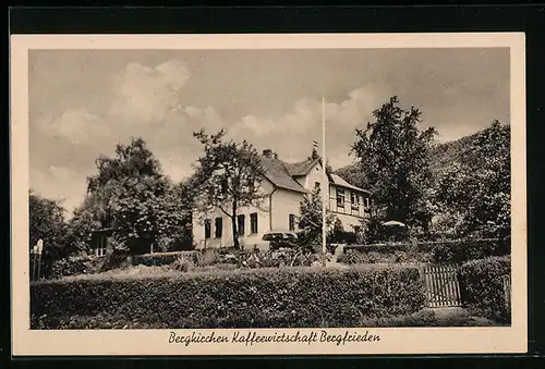 AK Bergkirchen bei Oeynhausen, Fremdenheim und Kaffeewirtschaft Bergfrieden