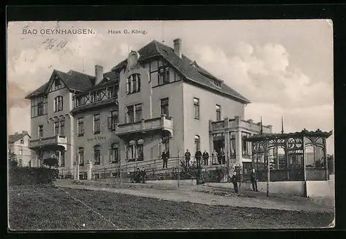 AK Bad Oeynhausen, Hotel Haus G. König